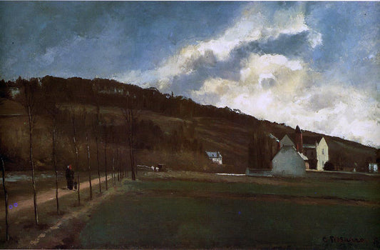  Camille Pissarro The Banks of the Marne in Winter - Canvas Print