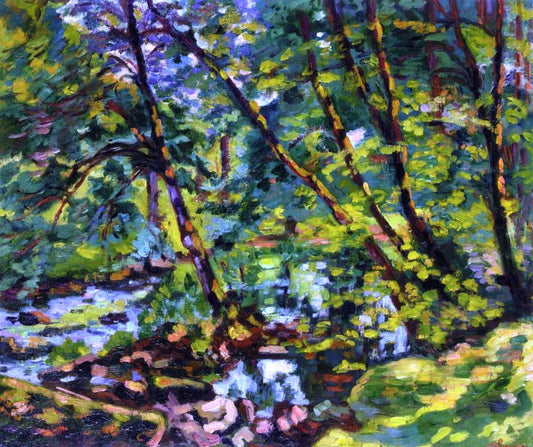  Armand Guillaumin The Banks of the Sioule - Canvas Print