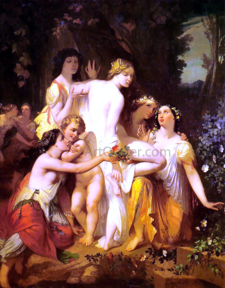  Auguste Glaize The Bath of Venus - Canvas Print