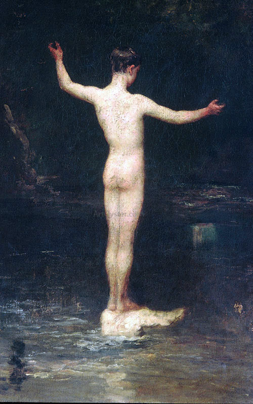  William Morris Hunt The Bathers - Canvas Print