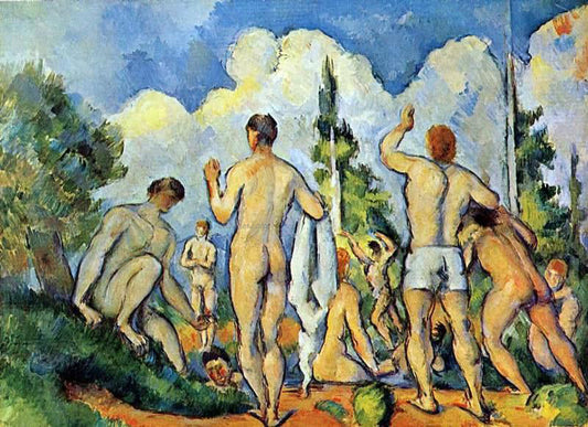  Paul Cezanne The Bathers - Canvas Print