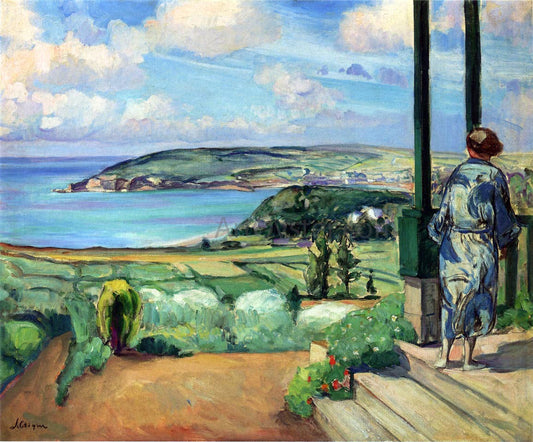  Henri Lebasque The Bay of Morgat - Canvas Print