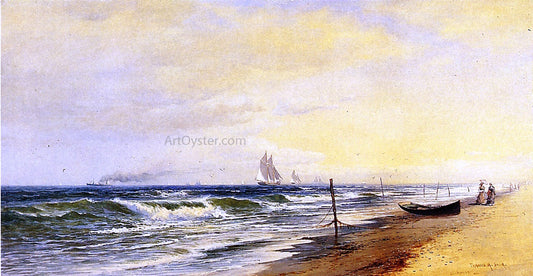  Francis A Silva The Beach at Seabright - Canvas Print