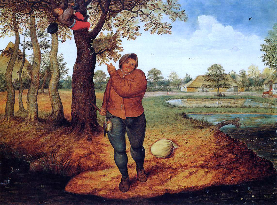  The Younger Pieter Bruegel The Beater - Canvas Print