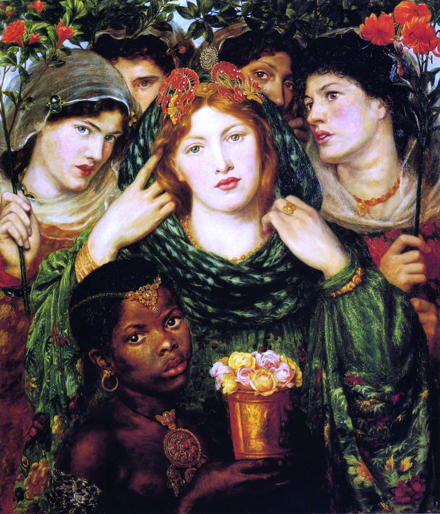  Dante Gabriel Rossetti The Beloved (also known as The Bride) - Canvas Print