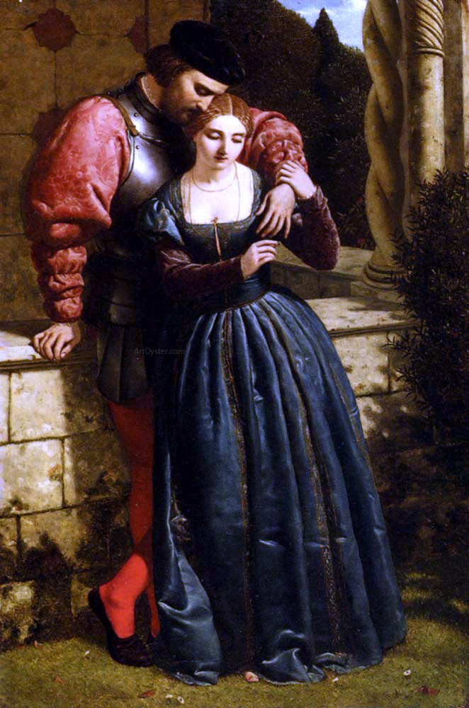  Frederick Richard Pickersgill The Betrothal - Canvas Print