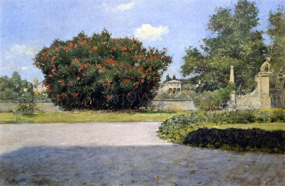  William Merritt Chase The Big Oleander - Canvas Print