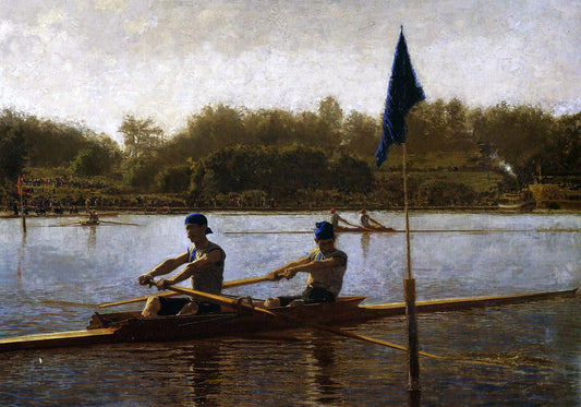  Thomas Eakins The Biglin Brothers Turning the Stake Boat - Canvas Print