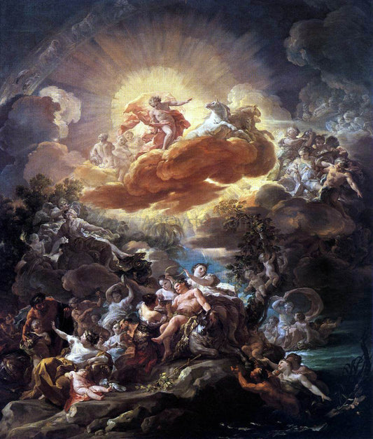  Corrado Giaquinto The Birth of the Sun and the Triumph of Bacchus - Canvas Print