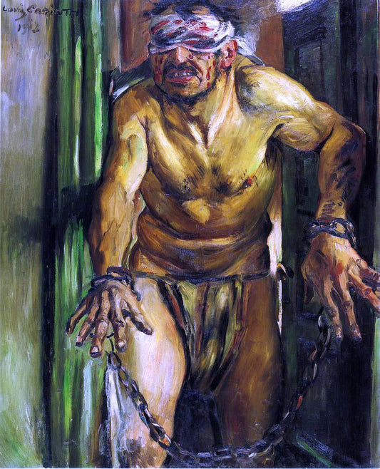  Lovis Corinth The Blinded Samson - Canvas Print