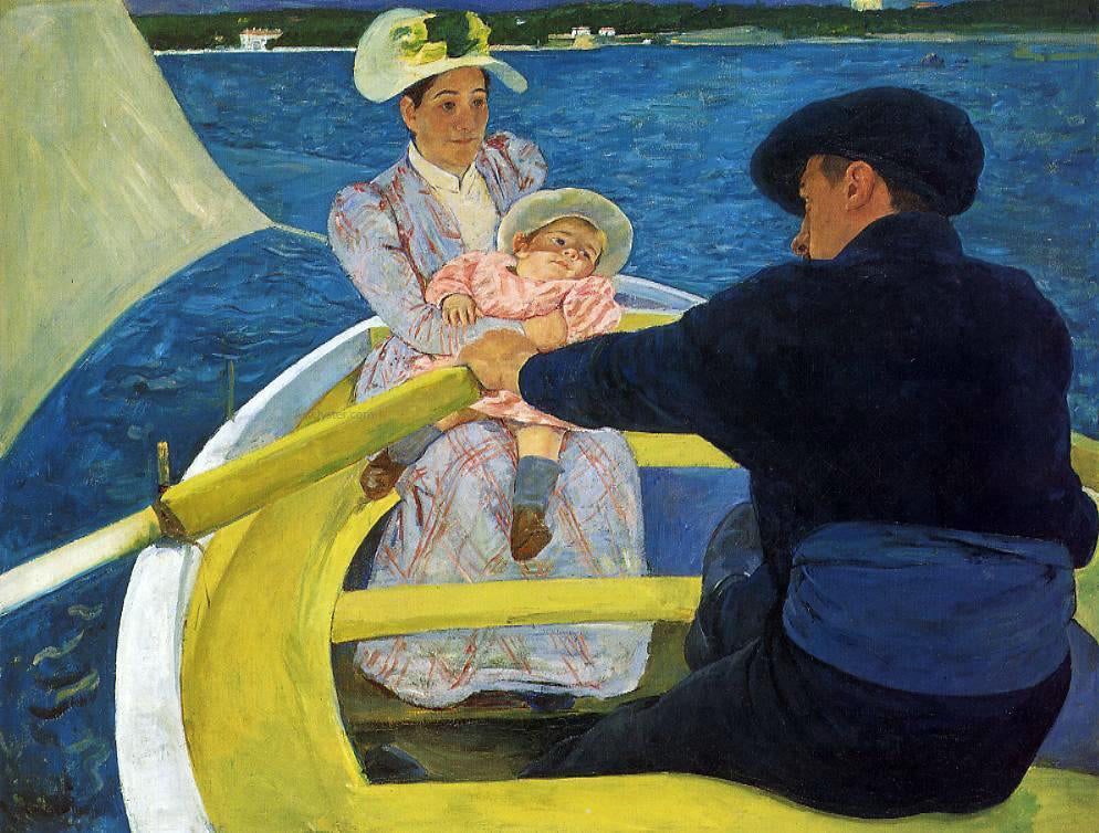  Mary Cassatt The Boating Party - Canvas Print