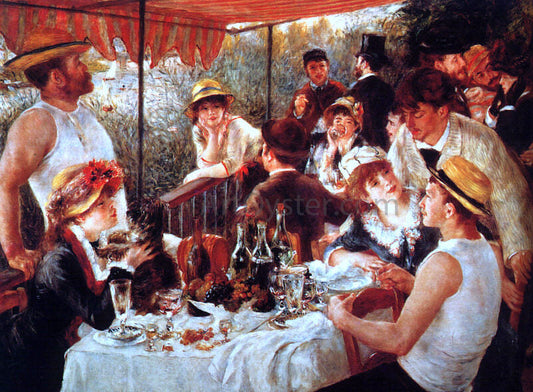  Pierre Auguste Renoir Boating Party Lunch - Canvas Print