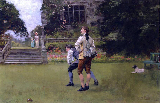  Henry Yeend King The Bowlers - Canvas Print