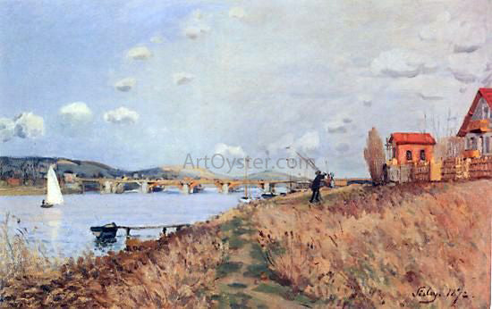  Alfred Sisley The Bridge at Argenteuil - Canvas Print