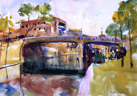  Charles Webster Hawthorne The Bridge at San Antonio - Canvas Print