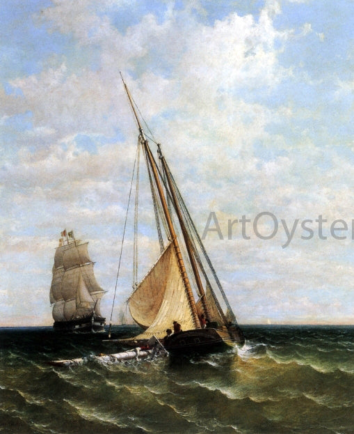  George Curtis The Broken Mast - Canvas Print