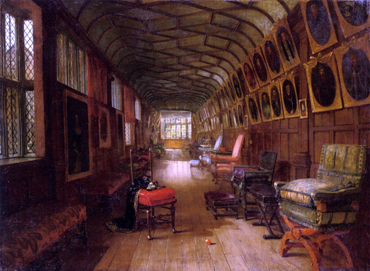  Louise Rayner The Brown Gallery - Knole Kent - Canvas Print