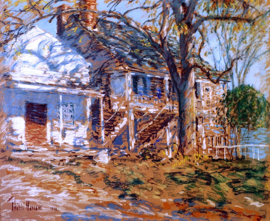  Frederick Childe Hassam The Brush House - Canvas Print
