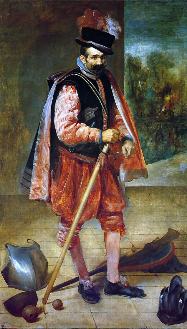  Diego Velazquez The Buffoon Juan de Austria - Canvas Print