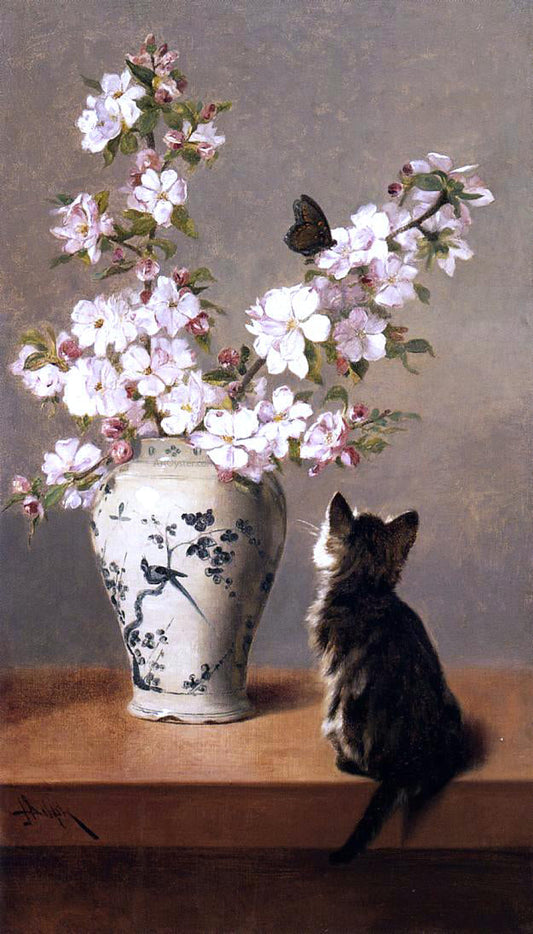  John Henry Dolph The Butterfly - Canvas Print