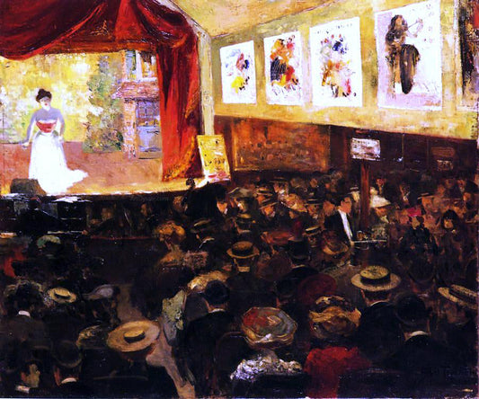  Louis Abel-Truchet The Cafe-Concert - Canvas Print