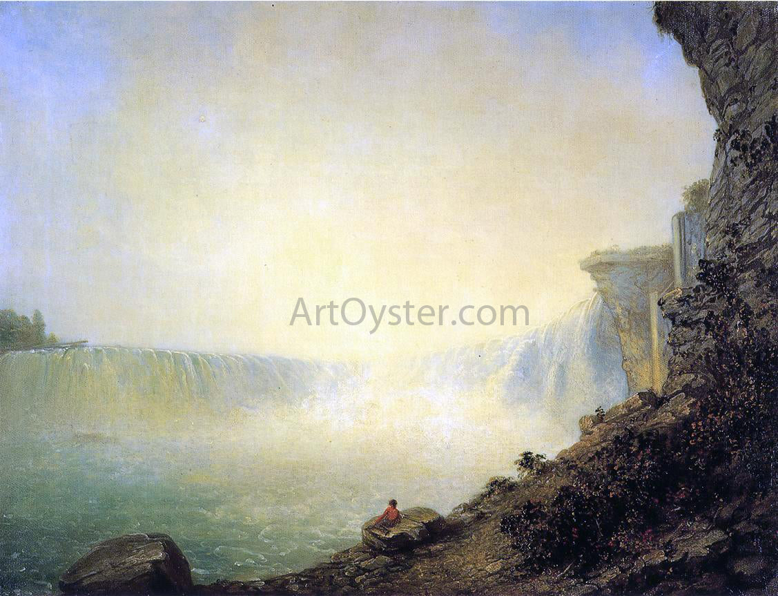  Rembrandt Peale The Canadian Side of Niagara Falls, Platform Rock - Canvas Print