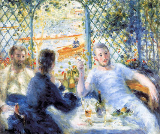  Pierre Auguste Renoir A Canoeist's Luncheon - Canvas Print