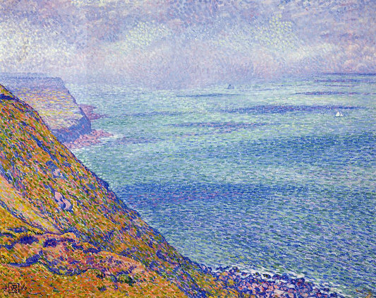  Theo Van Rysselberghe The Cap Gris Nez, Foggy Weather - Canvas Print