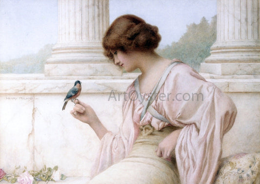  Henry Ryland The Captive's Return - Canvas Print