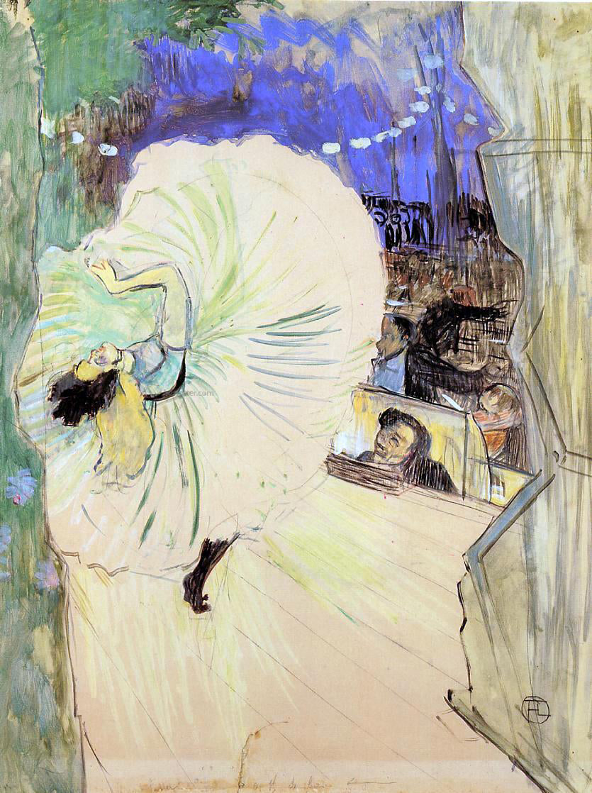  Henri De Toulouse-Lautrec The Cartwheel - Canvas Print