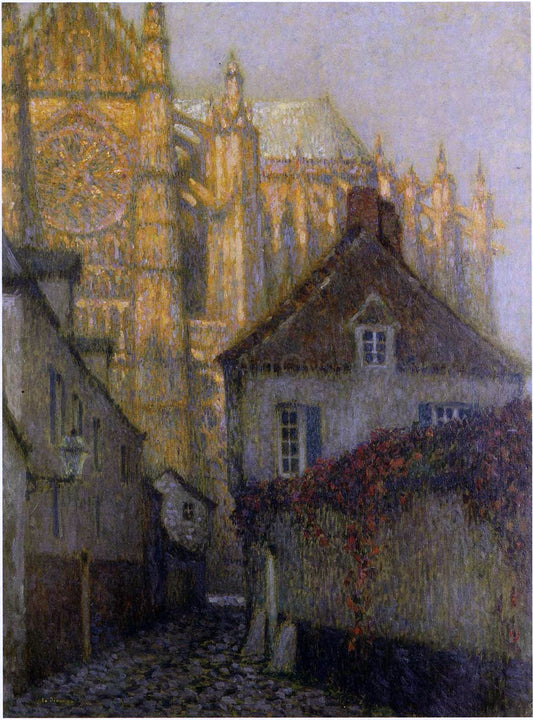  Henri Le Sidaner The Cathedral at Beauvais - Canvas Print