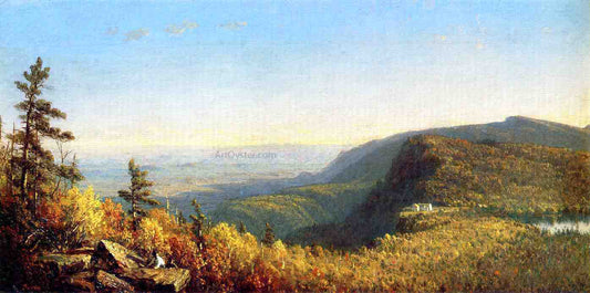  Sanford Robinson Gifford The Catskill Mountain House - Canvas Print