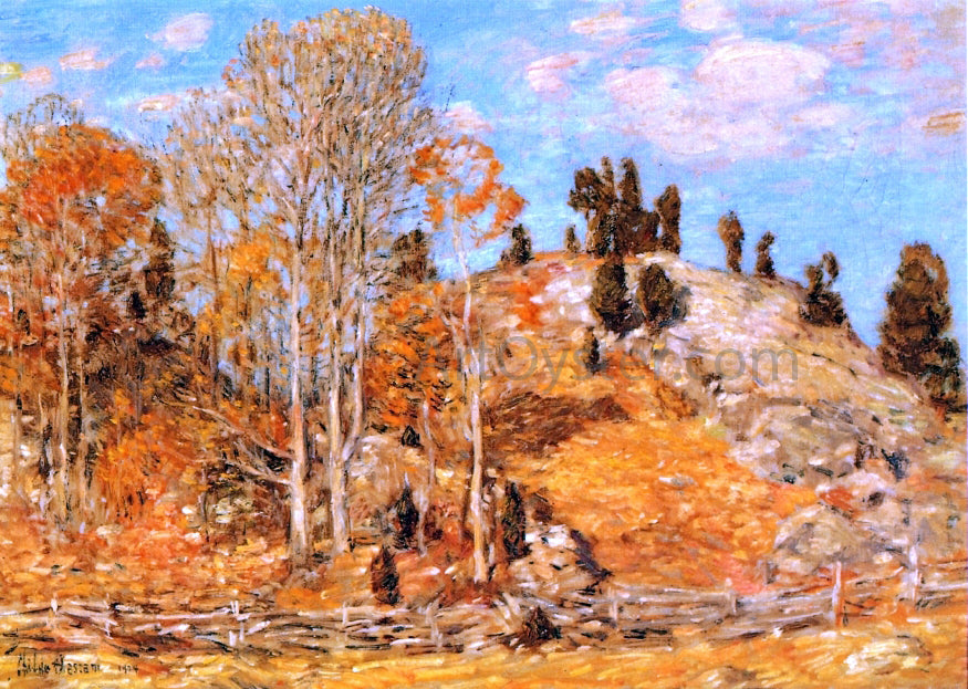  Frederick Childe Hassam The Cedar Lot, Old Lyme - Canvas Print