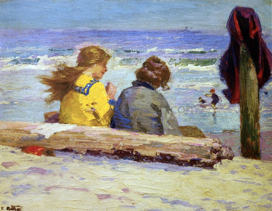  Edward Potthast The Chaperones - Canvas Print