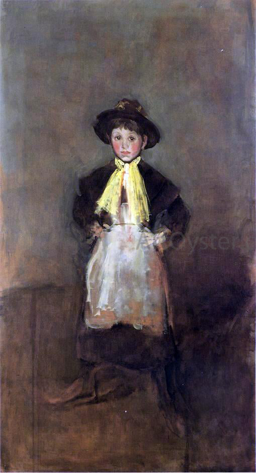  James McNeill Whistler The Chelsea Girl - Canvas Print