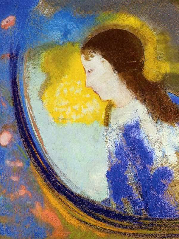  Odilon Redon The Child in a Sphere of Light - Canvas Print