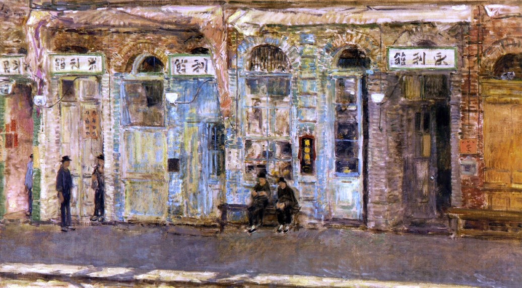  Frederick Childe Hassam The Chinese Merchants - Canvas Print