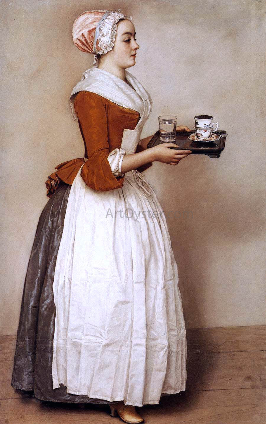  Jean-Etienne Liotard The Chocolate Girl - Canvas Print