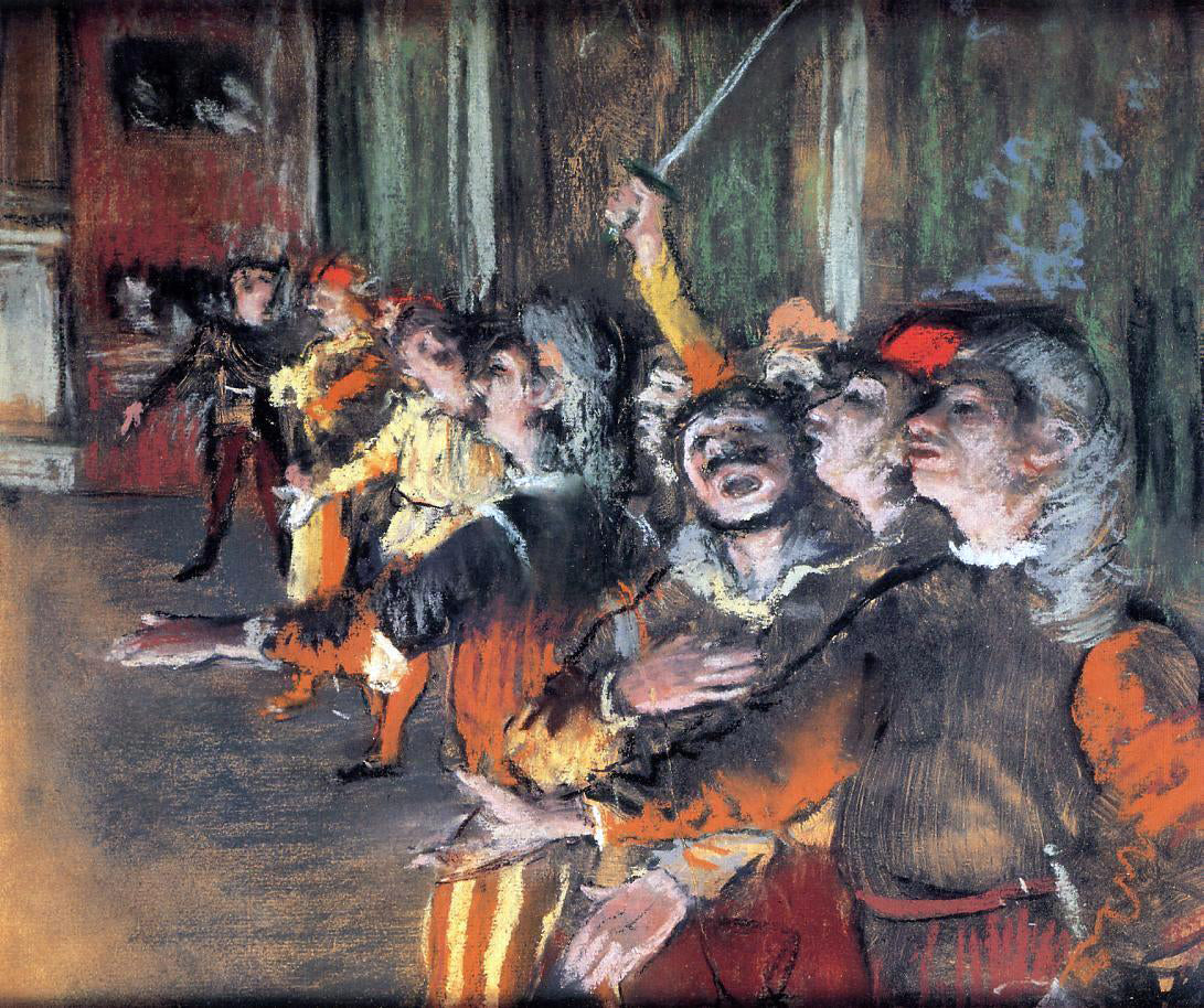  Edgar Degas The Chorus - Canvas Print