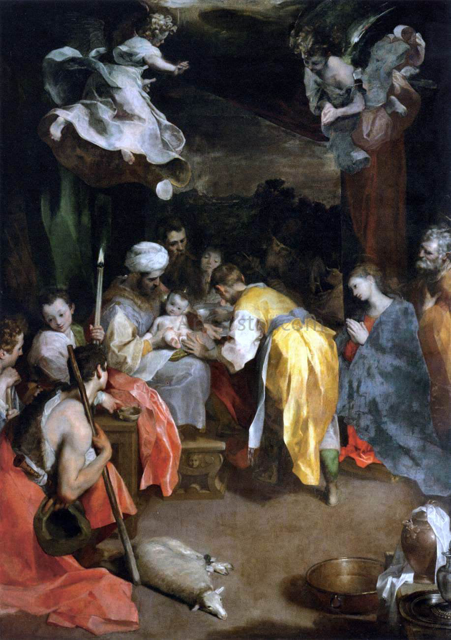  Federico Fiori Barocci The Circumcision - Canvas Print