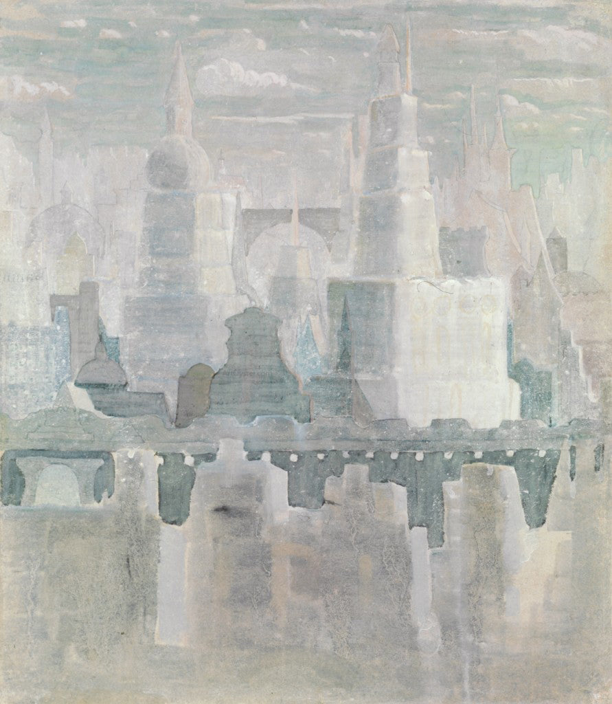  Mikalojus Ciurlionis The City - Canvas Print