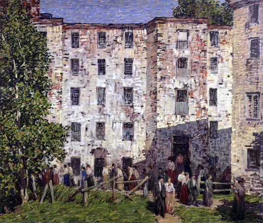  Robert Spencer The Closing Hour - Canvas Print