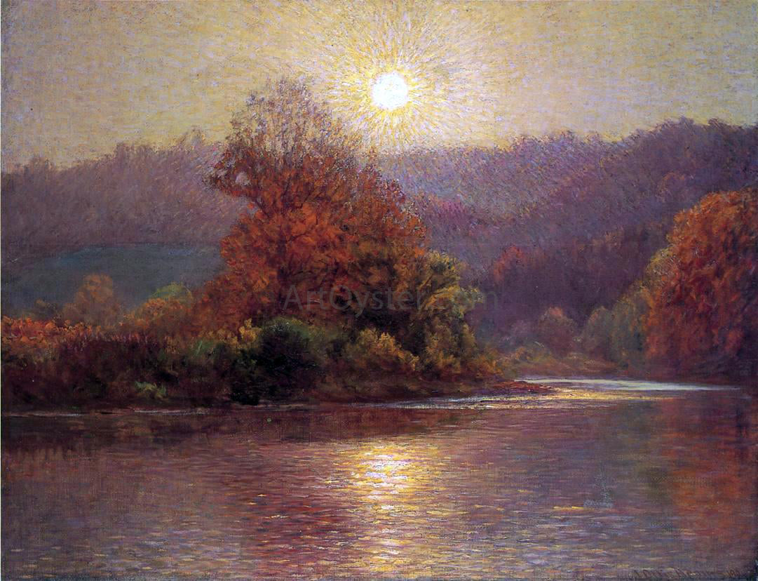  John Ottis Adams The Closing of an Autumn Day - Canvas Print