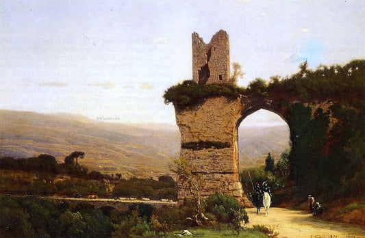  George Inness The Commencement of the Galleria (also known as Rome, the Appian Way) - Canvas Print