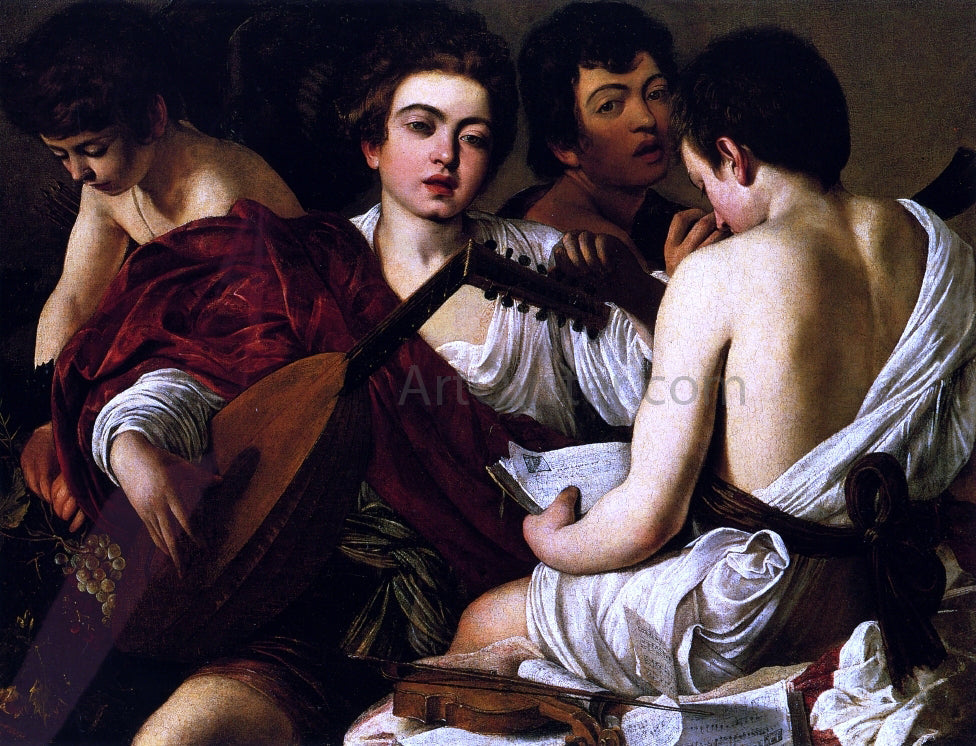  Caravaggio The Concert - Canvas Print