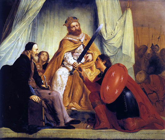  Pieter De Grebber The Conferring of the Sword on the Coat-of-Arms of Haarlem - Canvas Print