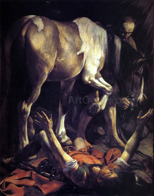  Caravaggio The Conversion of St Paul - Canvas Print