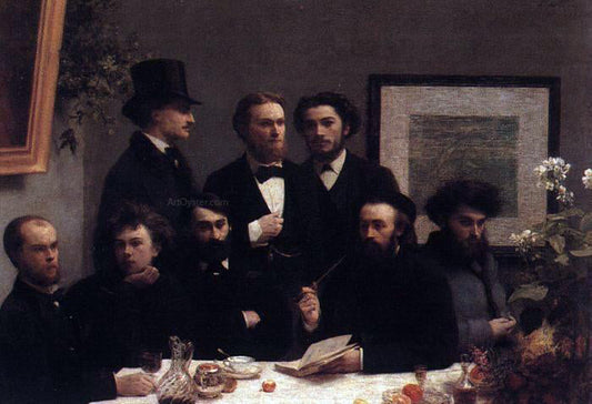  Henri Fantin-Latour The Corner of the Table - Canvas Print