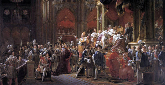  Baron Francois Gerard The Coronation of Charles X - Canvas Print