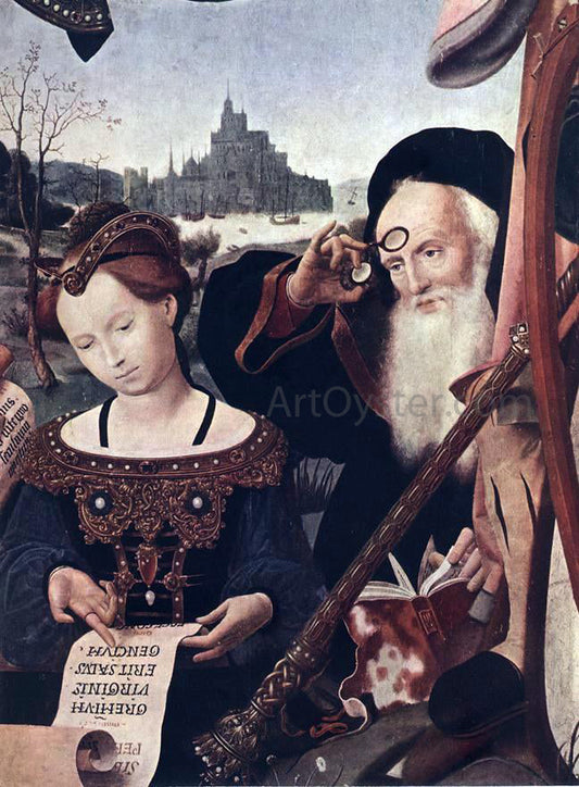  Jan Provost The Coronation of the Virgin (detail) - Canvas Print